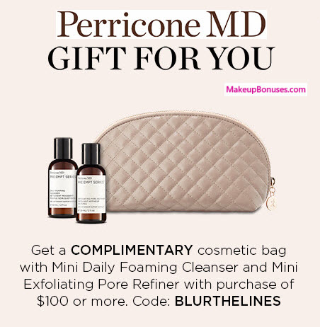 Receive a free 3-pc gift with $100 Perricone MD purchase