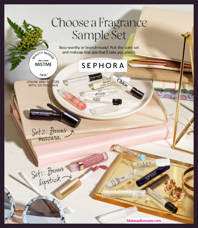 Receive your choice of 8-pc gift with $35 Multi- Brand purchase