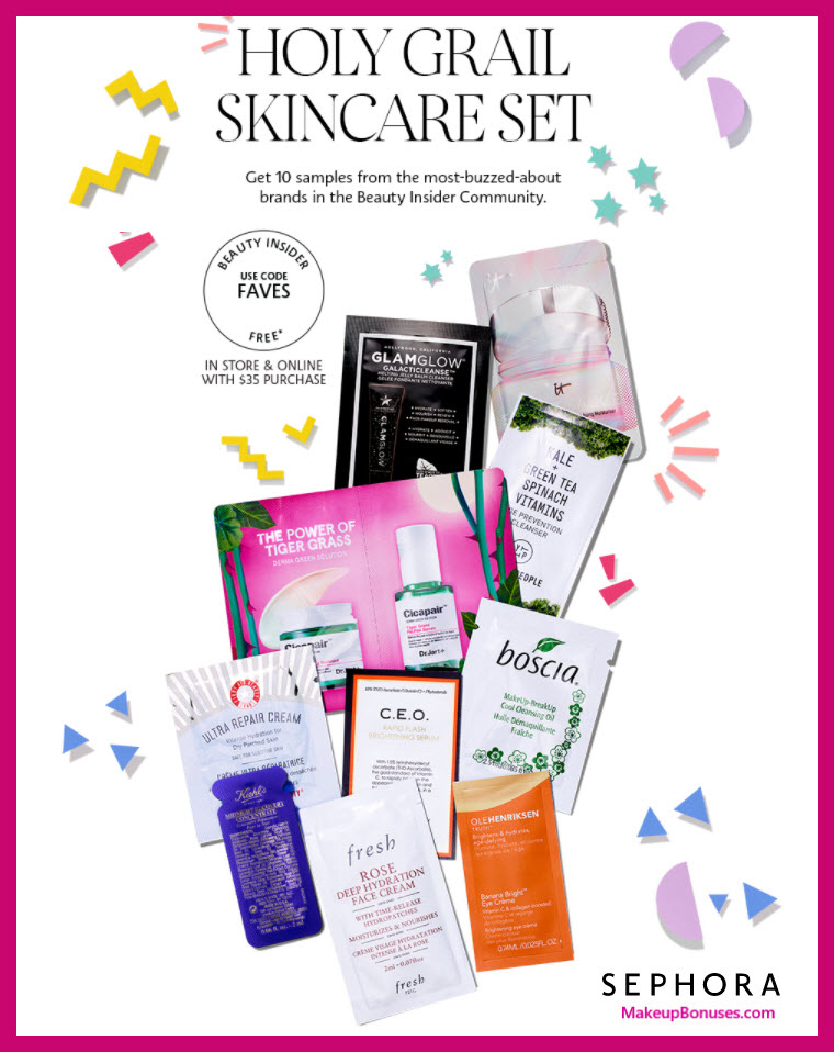 Receive a free 10-pc gift with $35 Multi-Brand purchase