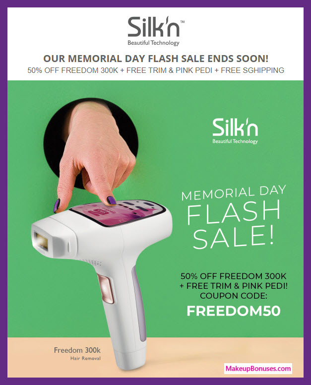 Silk'N Discount - MakeupBonuses.com