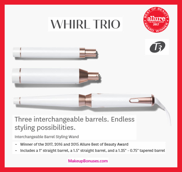 T3 WHIRL TRIO - MakeupBonuses.com