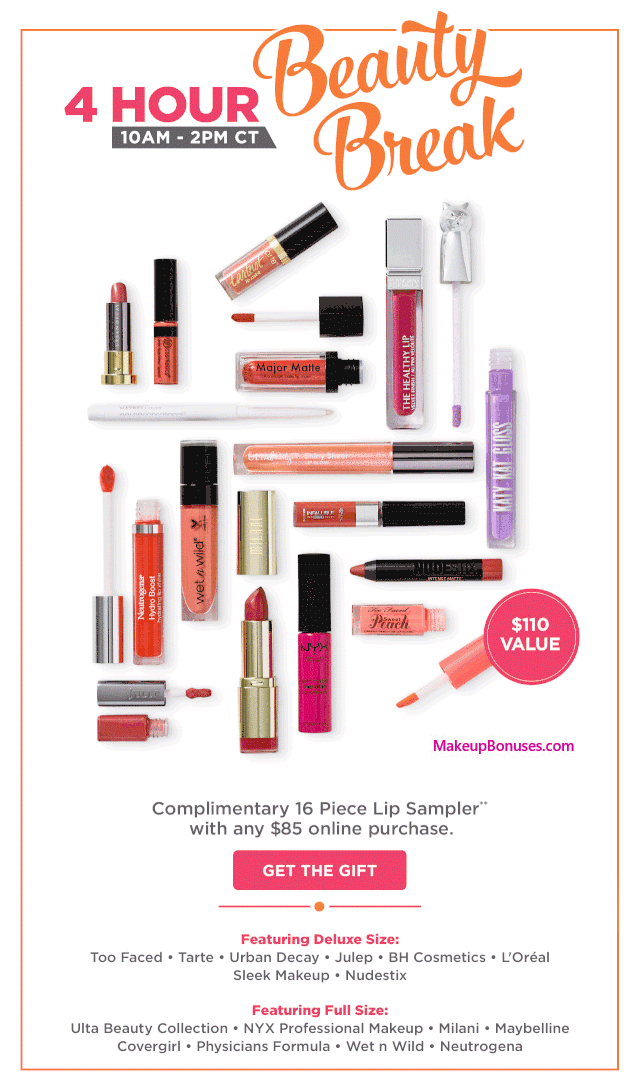 Receive a free 16-pc gift with $85 Multi-Brand purchase