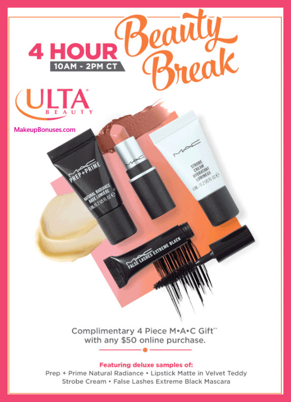 Receive a free 4-pc gift with $50 Multi-Brand purchase