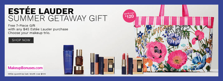 Receive a free 7-pc gift with $45 Estée Lauder purchase