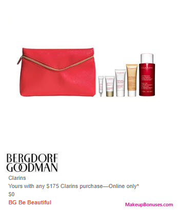 Receive a free 6-pc gift with $175 Clarins purchase