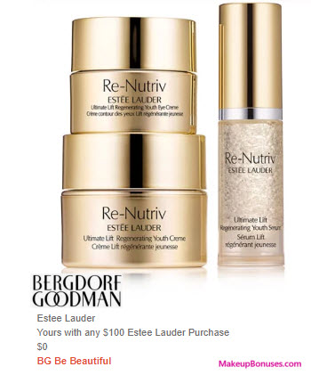 Receive a free 3-pc gift with $100 Estée Lauder purchase