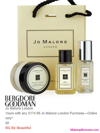 Receive a free 3-pc gift with $175 Jo Malone purchase