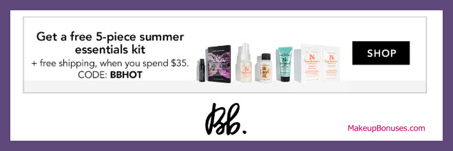 Receive a free 5-pc gift with $35 Bumble and bumble purchase
