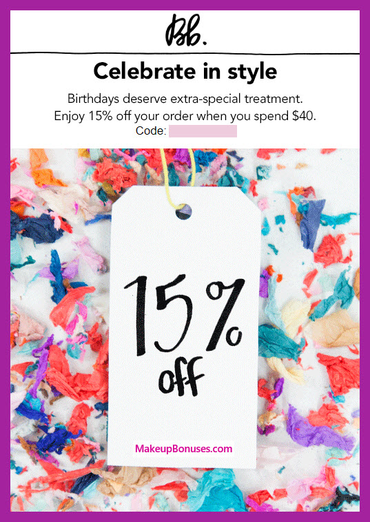 Bumble and bumble Birthday Gift - MakeupBonuses.com #bumbleandbumble