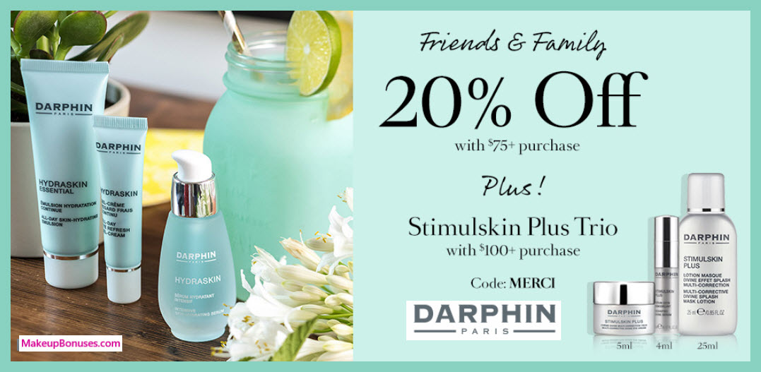 Receive a free 3-pc gift with $100 Darphin purchase