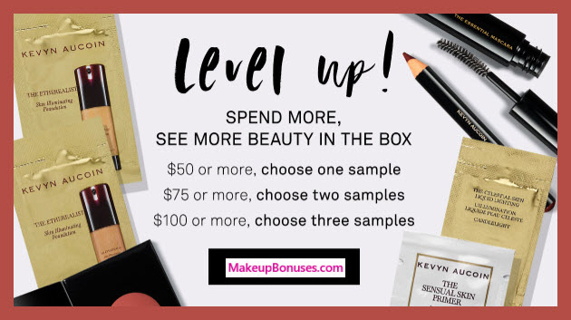 Receive your choice of 3-pc gift with $100 Kevyn Aucoin purchase