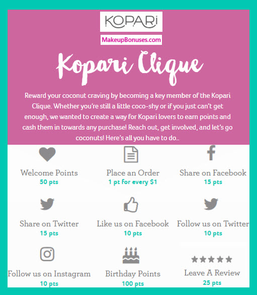 Kopari Birthday Gift - MakeupBonuses.com #KopariBeauty #CrueltyFree