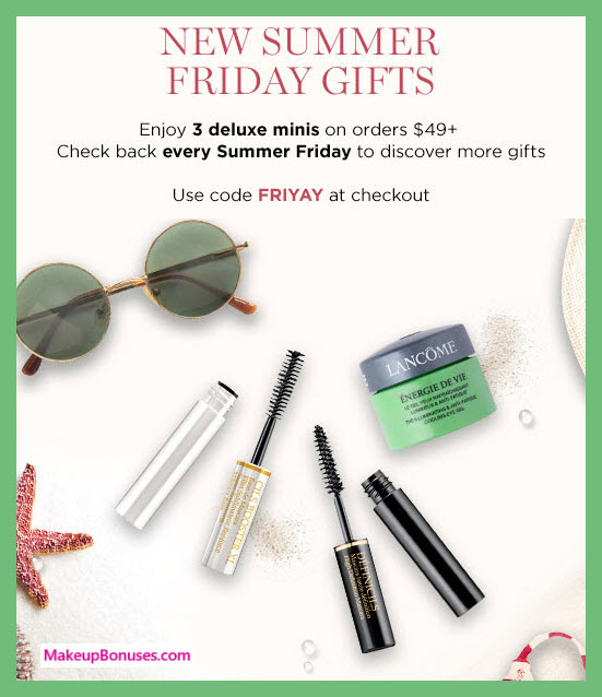 Receive a free 3-pc gift with $49 Lancôme purchase