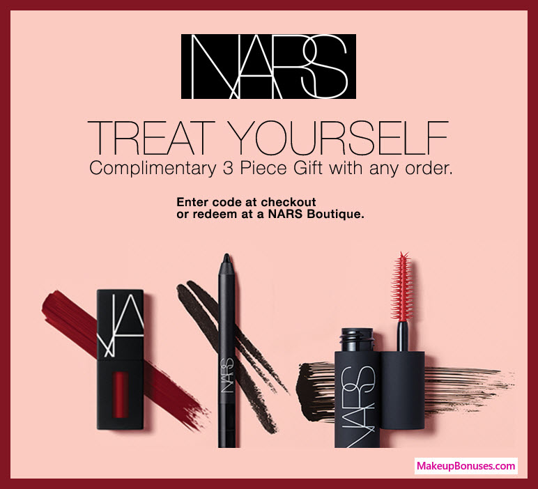 NARS Cosmetics Birthday Gift - MakeupBonuses.com #NARSCosmetics