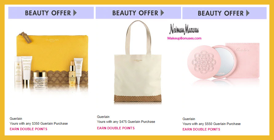 Receive a free 6-pc gift with $350 Guerlain purchase