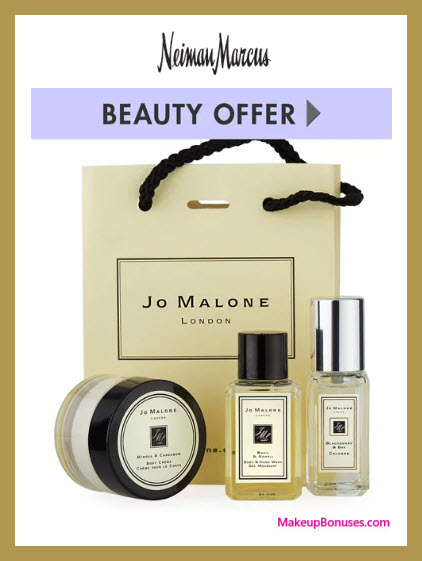 Receive a free 3-pc gift with $174.99 Jo Malone purchase