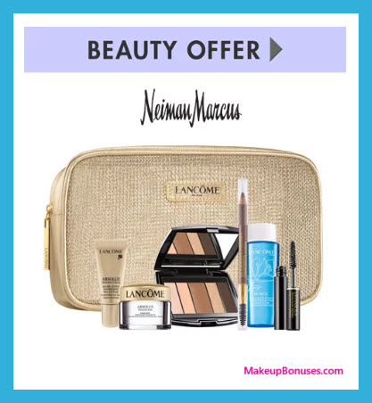 Receive a free 7-pc gift with $100 Lancôme purchase