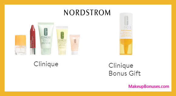 Receive a free 5-pc gift with $35 Clinique purchase