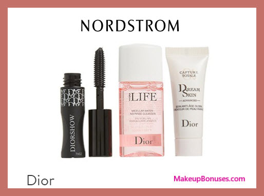 Receive a free 3-pc gift with $150 Dior Beauty purchase