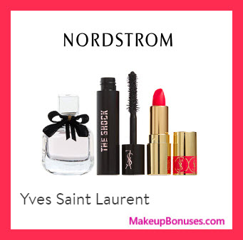 Receive a free 3-pc gift with $75 Yves Saint Laurent purchase