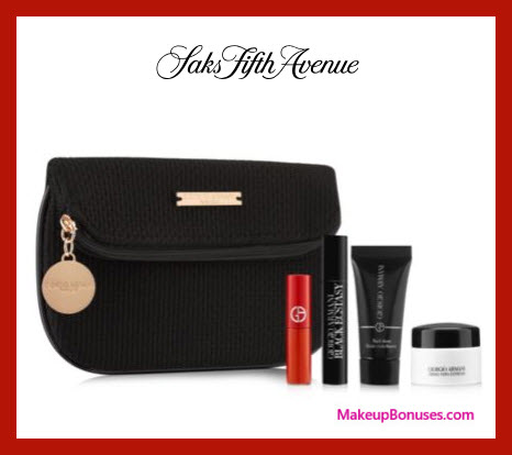 Receive a free 5-pc gift with $125 Giorgio Armani purchase