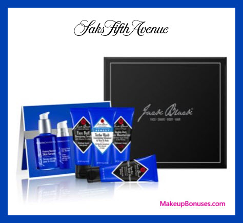 Receive a free 5-pc gift with $50 Jack Black purchase