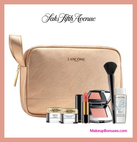 Receive a free 7-pc gift with $75 Lancôme purchase