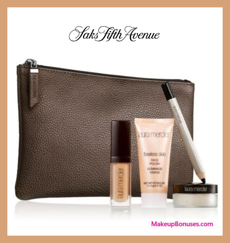 Receive a free 5-pc gift with $65 Laura Mercier purchase
