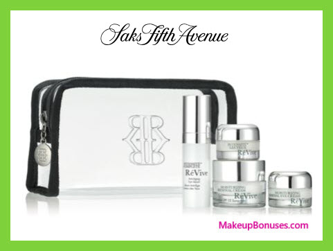 Receive a free 5-pc gift with $350 RéVive purchase