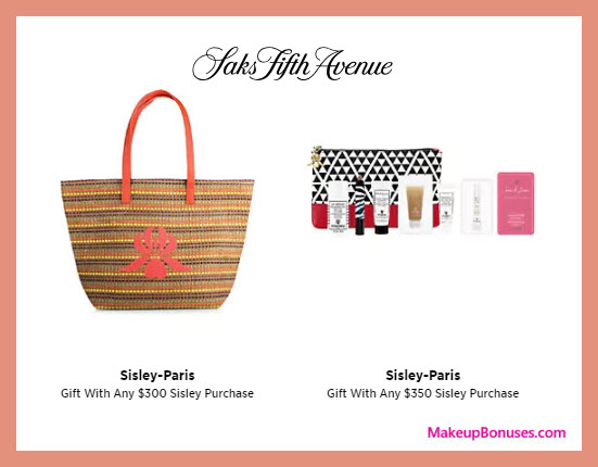 Receive a free 9-pc gift with $350 Sisley Paris purchase