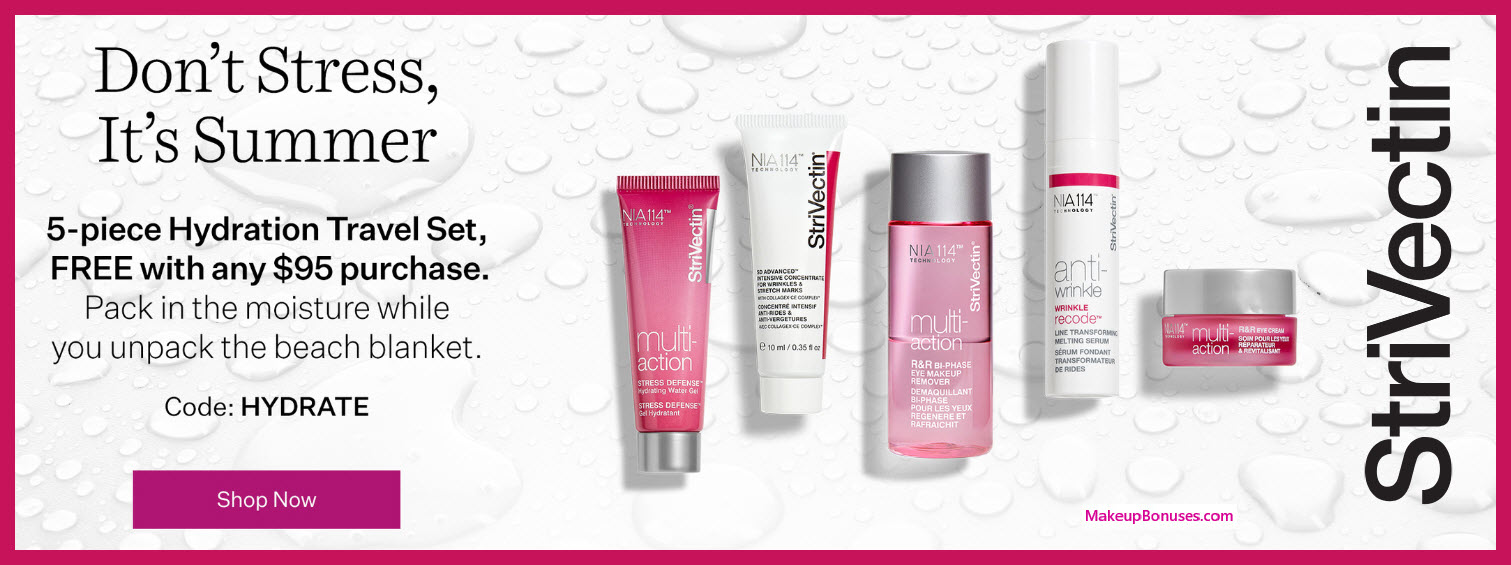 Receive a free 5-pc gift with $95 StriVectin purchase