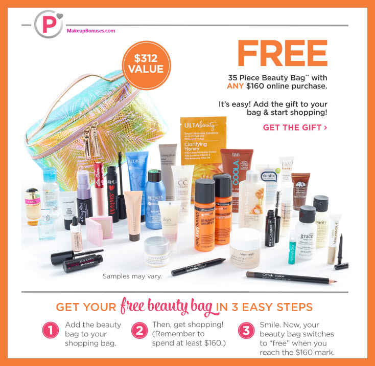 Receive a free 35-pc gift with Platinum Member $160+ purchase