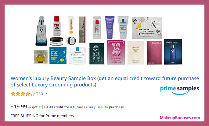 Amazon Prime Samples Box - MakeupBonuses.com