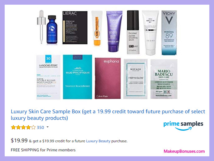 Amazon Prime Samples Box - MakeupBonuses.com