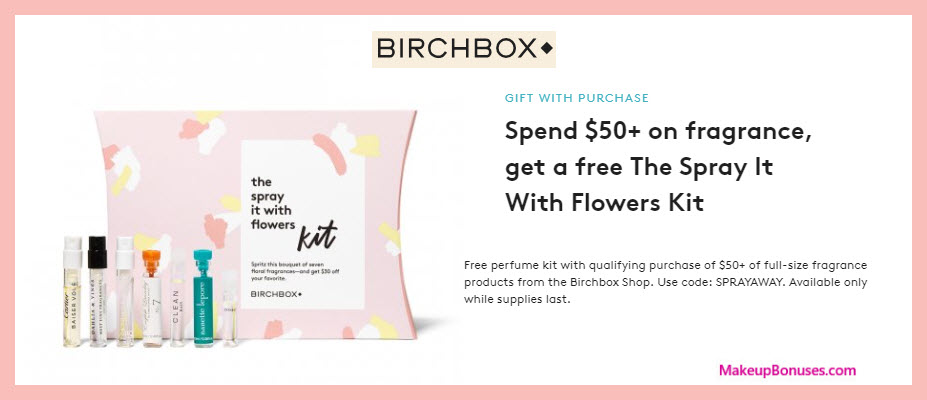 Receive a free 7-pc gift with $50 of full size fragrance purchase