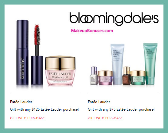 Receive a free 5-pc gift with $125 Estée Lauder purchase