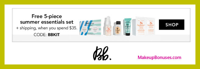 Receive a free 5-pc gift with $35 Bumble and bumble purchase