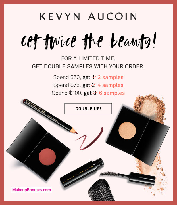 Receive your choice of 6-pc gift with $100 Kevyn Aucoin purchase