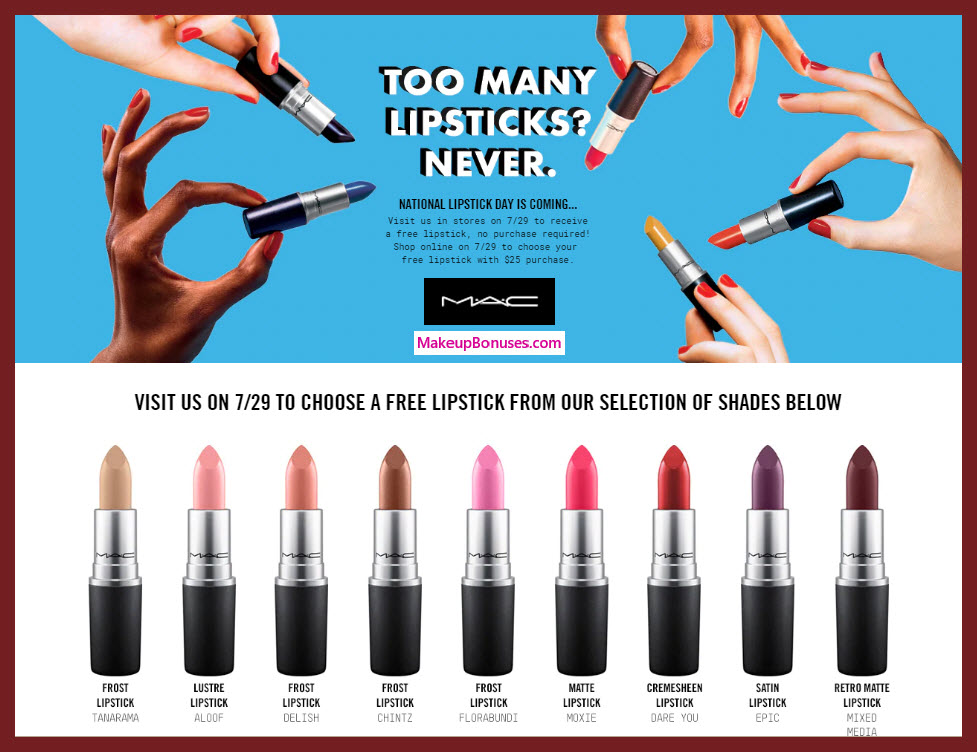 MAC Cosmetics Free Sample - MakeupBonuses.com