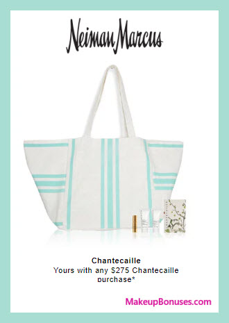 Receive a free 5-pc gift with $275 Chantecaille purchase