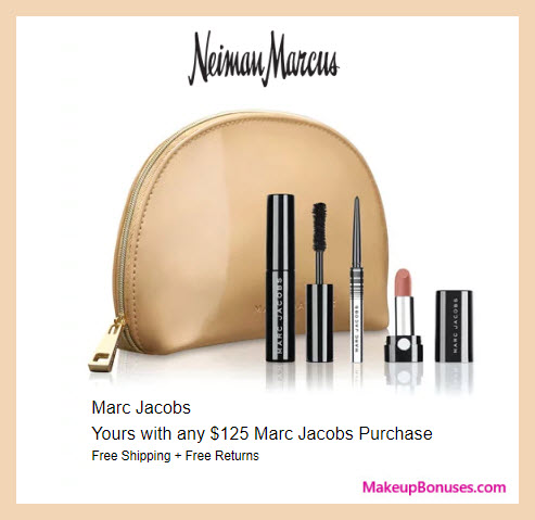 Receive a free 4-pc gift with $125 Marc Jacobs Beauty purchase