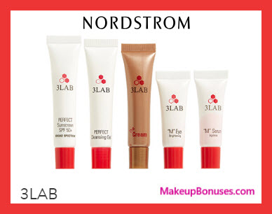 Receive a free 5-pc gift with $300 3LAB purchase