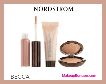 Receive a free 3-pc gift with $65 BECCA Cosmetics purchase