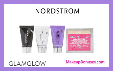 Receive a free 4-pc gift with $80 GlamGlow purchase