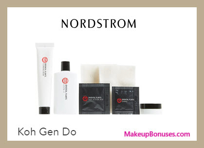 Receive a free 15-pc gift with $125 Koh Gen Do purchase