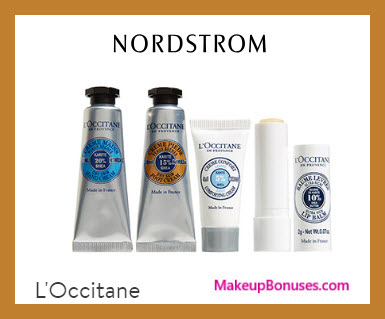 Receive a free 4-pc gift with $55 L'Occitane purchase