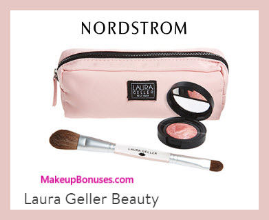 Receive a free 3-pc gift with $65 Laura Geller purchase
