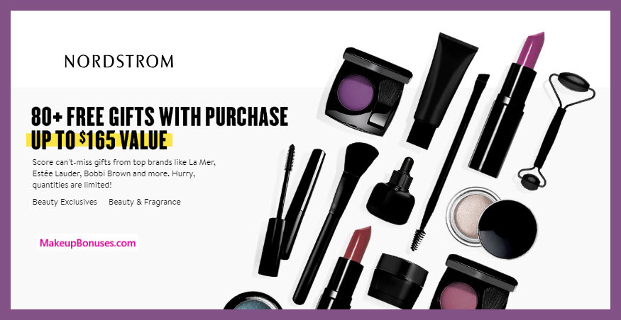 Nordstrom Anniversary Sale - Over 80 GWP Beauty Offers! MakeupBonuses.com