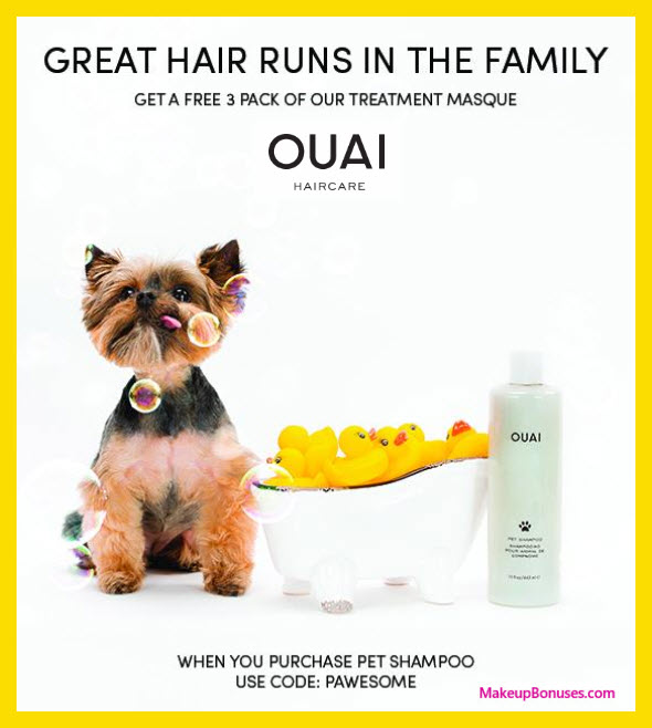 Receive a free 3-pc gift with Pet Shampoo purchase