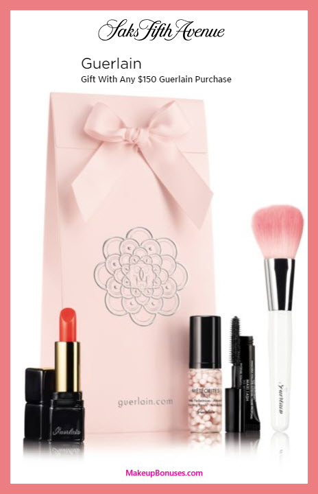 Receive a free 3-pc gift with $150 Guerlain purchase